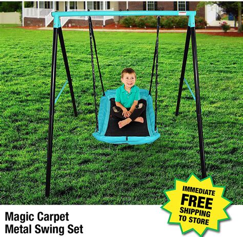The Magic of the Modern Magic Carpet Swing Set